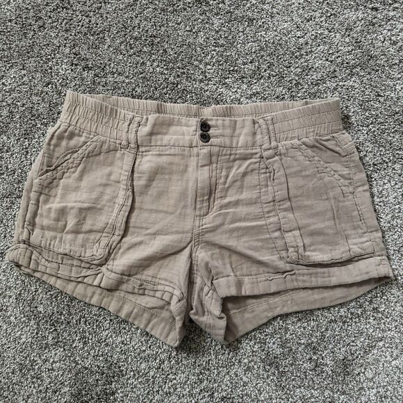 Rewind Elastic Waist Cuffed Hem Cotton Mid Rise Shorts Juniors Size 11 - Picture 1 of 12